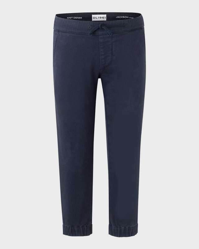 Boy's Jackson Denim Jogger Pants, Size 8-16